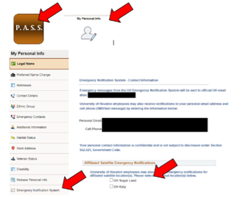 PASS Instructions for targeted UHSL or UHK targeted messaging